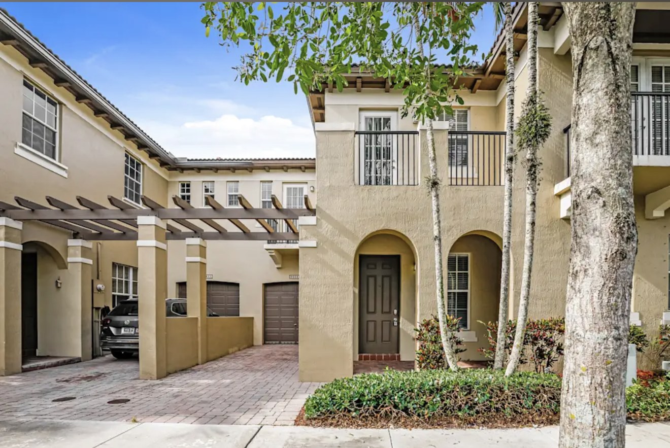 Two-story townhome leased in South Florida