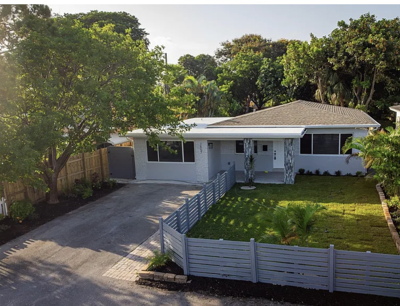 Renovated single-family home with fenced yard
